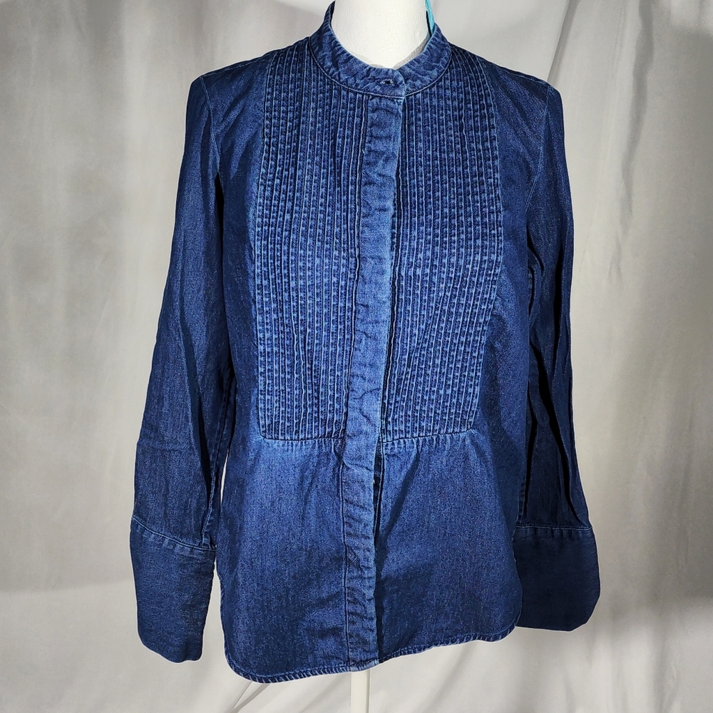 Banana Republic tuxedo denim shirt